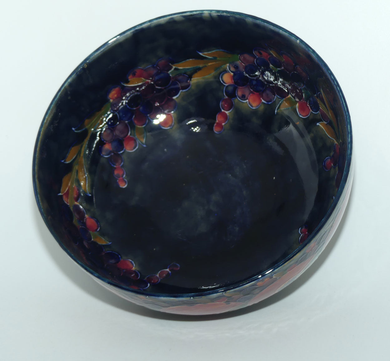 William Moorcroft Pomegranate large footed bowl c.1914-1916