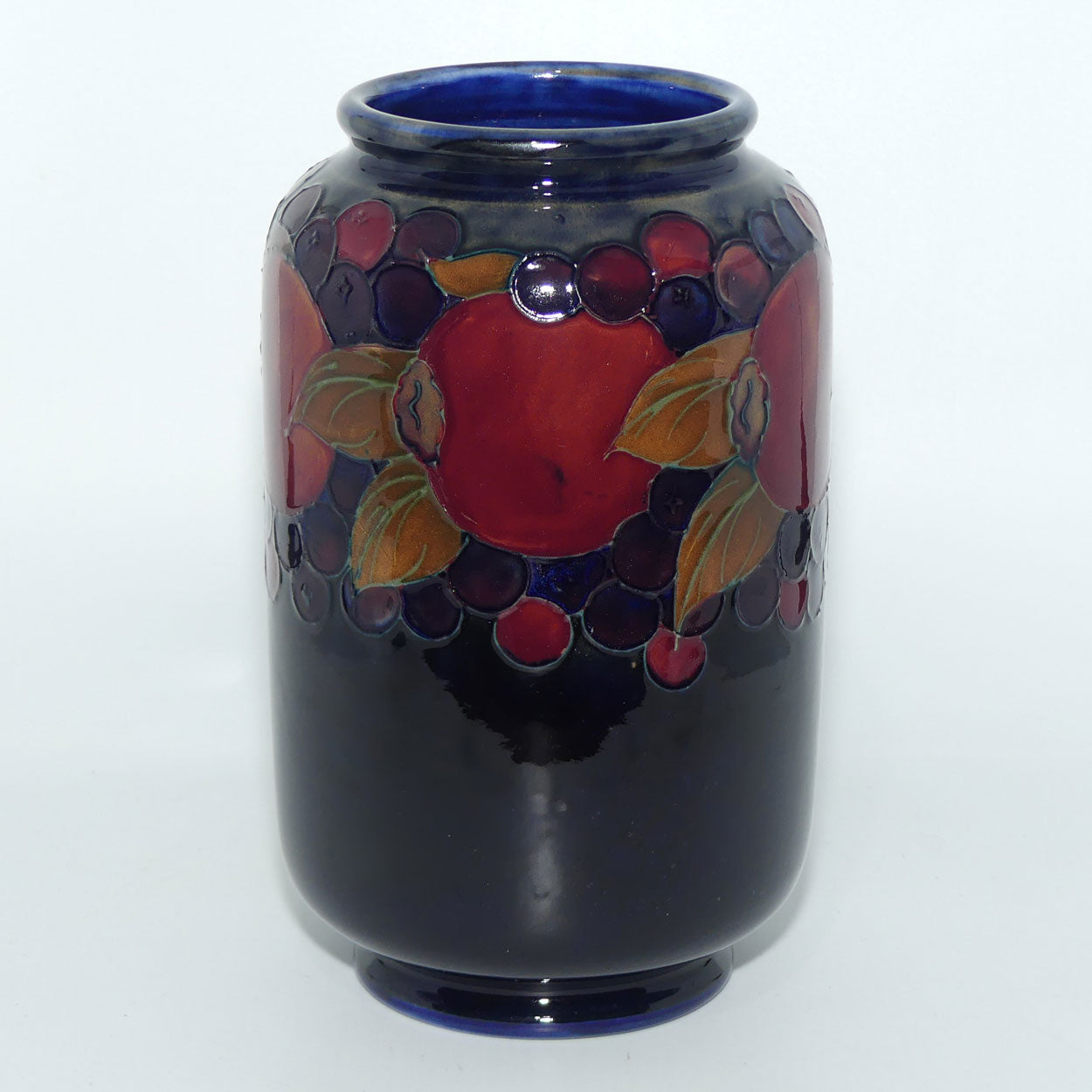 William Moorcroft Pomegranate cylindrical vase