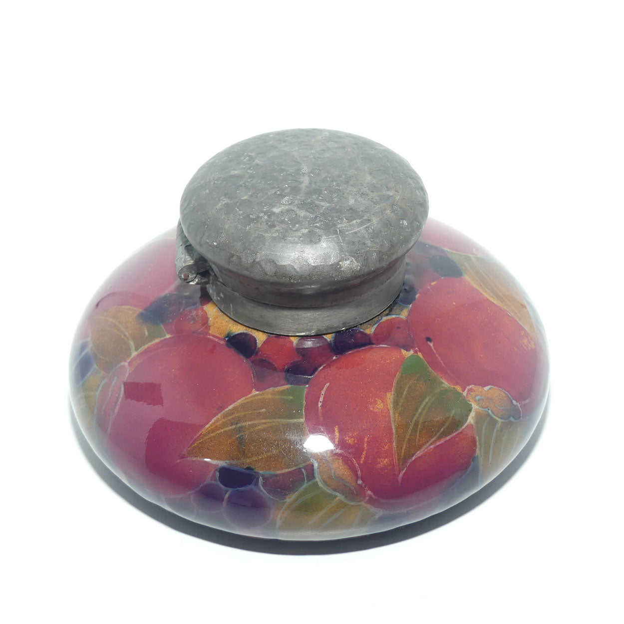 William Moorcroft Pomegranate Ink Well