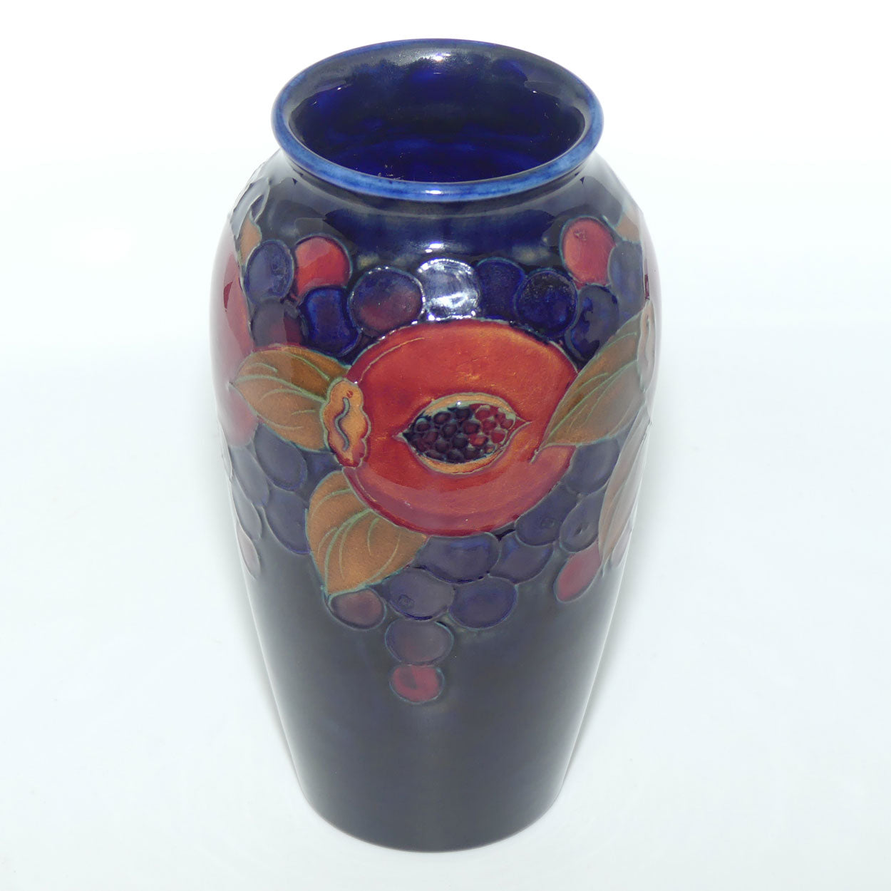 William Moorcroft Pomegranate slender shape vase (Open Pomegranate)