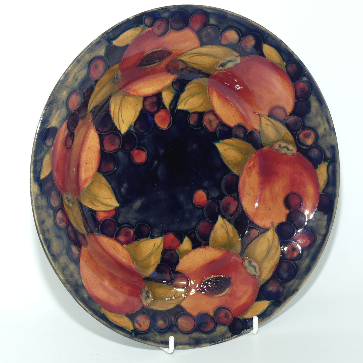 William Moorcroft Pomegranate wide bowl c.1918-1926
