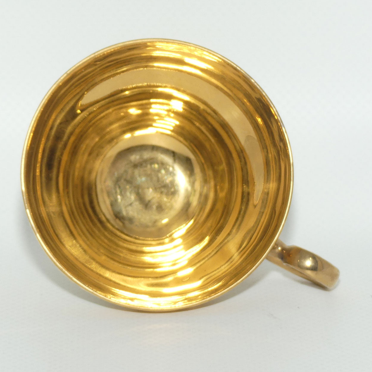 Rosenthal Pompadour Cream and Gilt demi tasse duo | Gilt interior