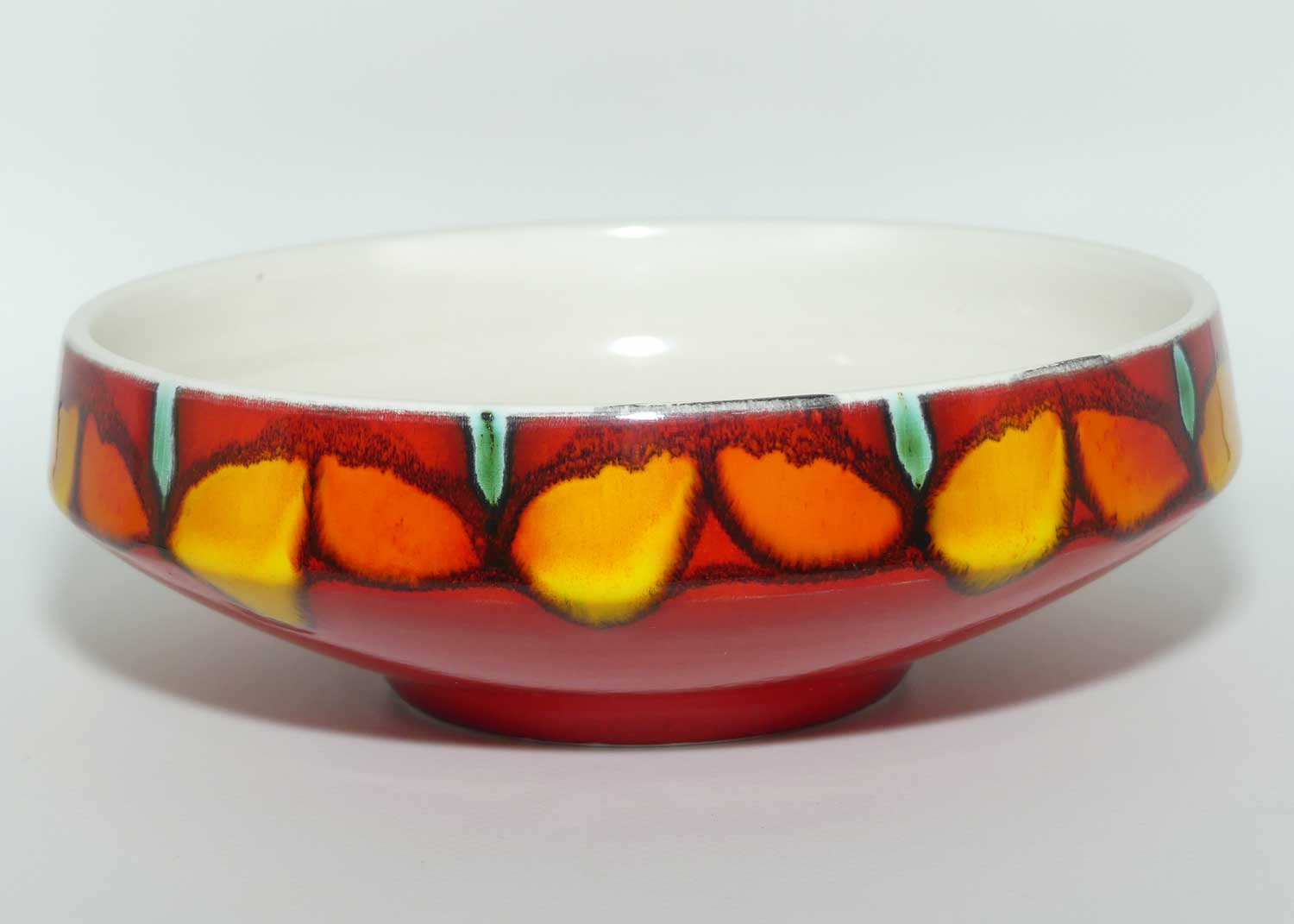 Poole Pottery Colourful Delphis design Mid Century bowl | Shape 88