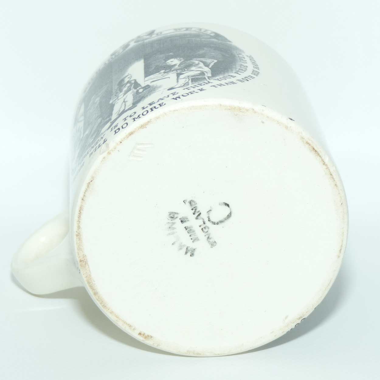 Maling Poor Richards Way to Wealth tankard