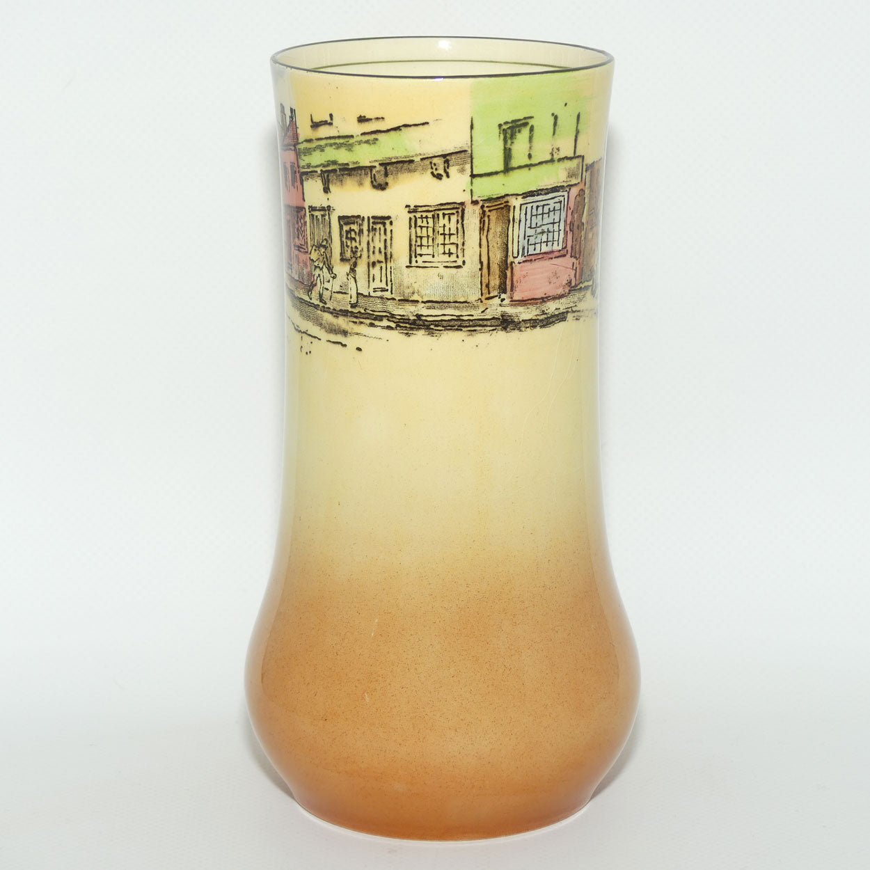Royal Doulton Dickens Poor Jo cylindrical vase D5175