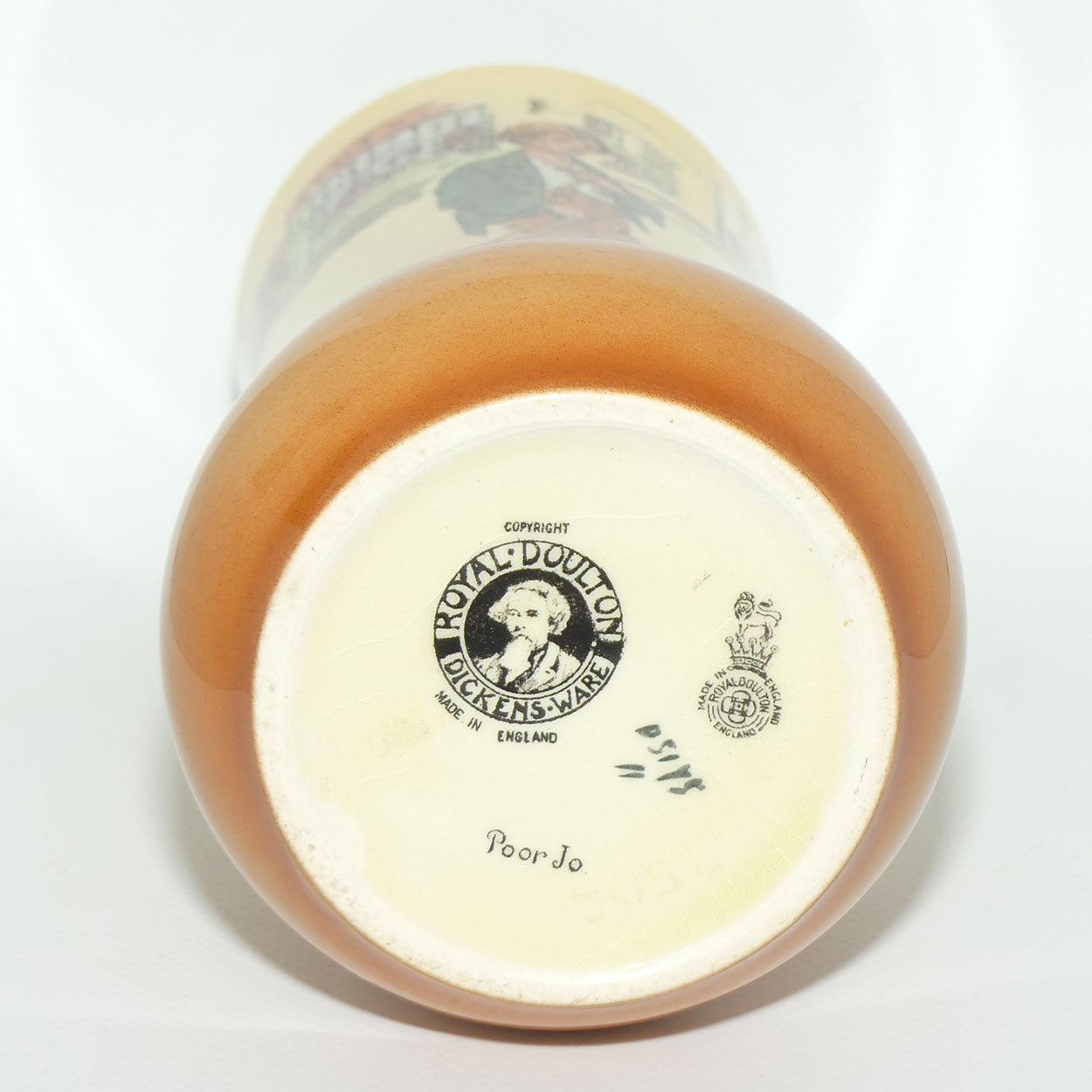 Royal Doulton Dickens Poor Jo cylindrical vase D5175