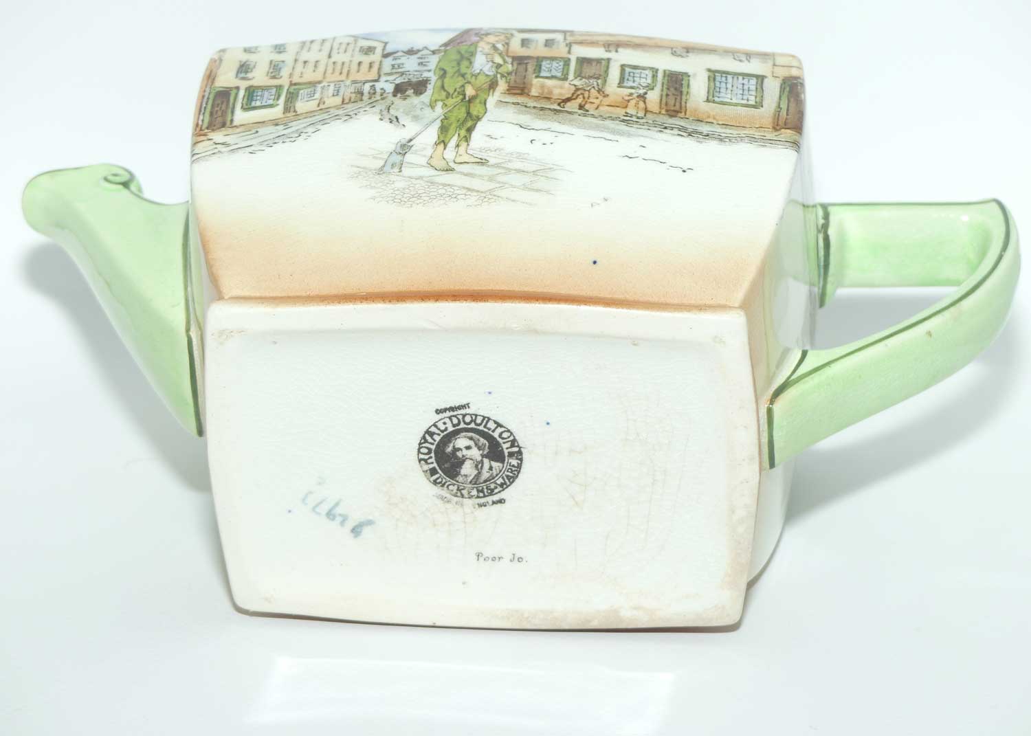 Royal Doulton Dickens Poor Jo teapot D2973 | Friar shape