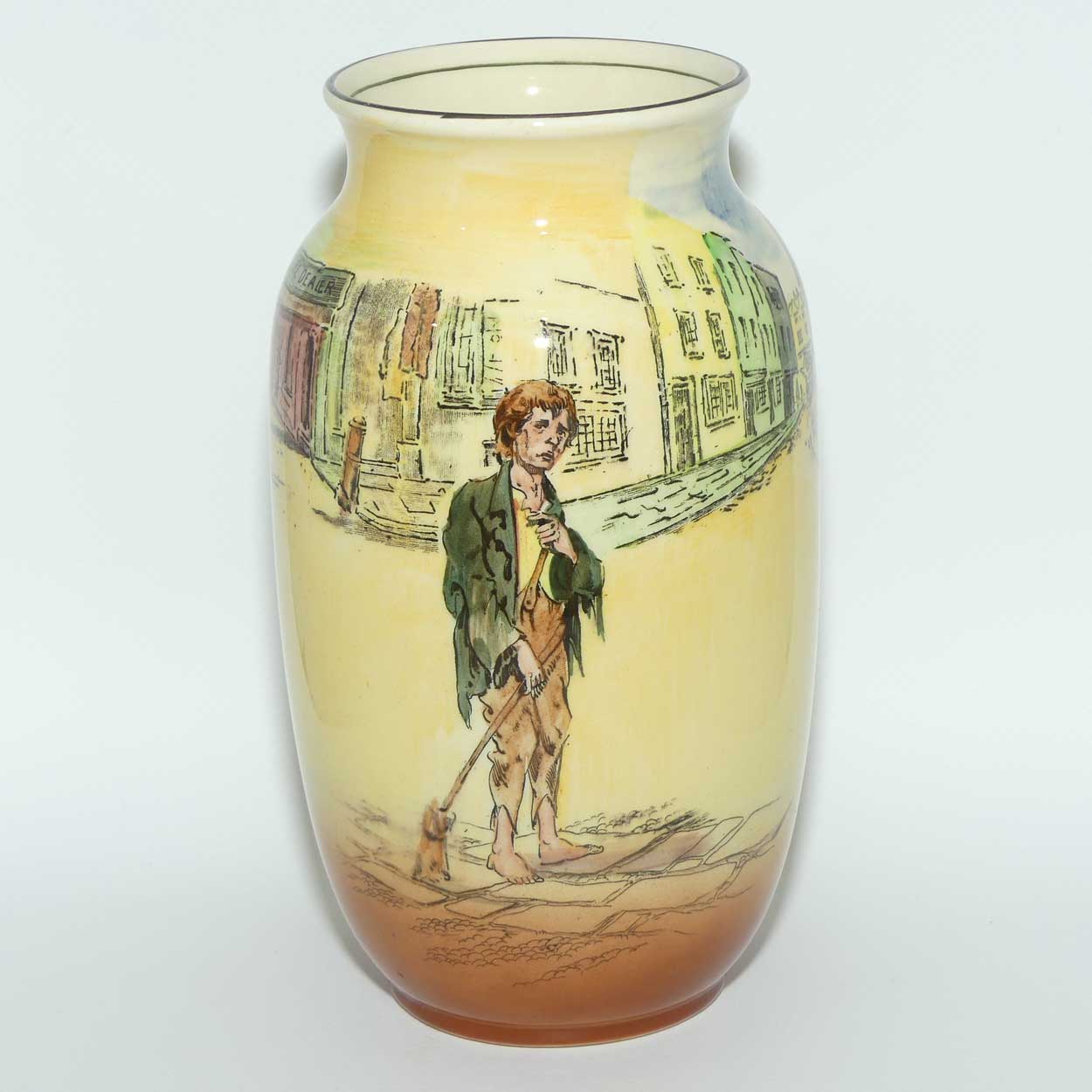 Royal Doulton Dickens Poor Jo large vase D5175 | Shape 7995