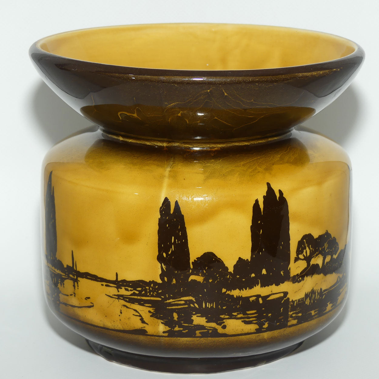 Royal Doulton Poplars at Sunset cuspidor D3416