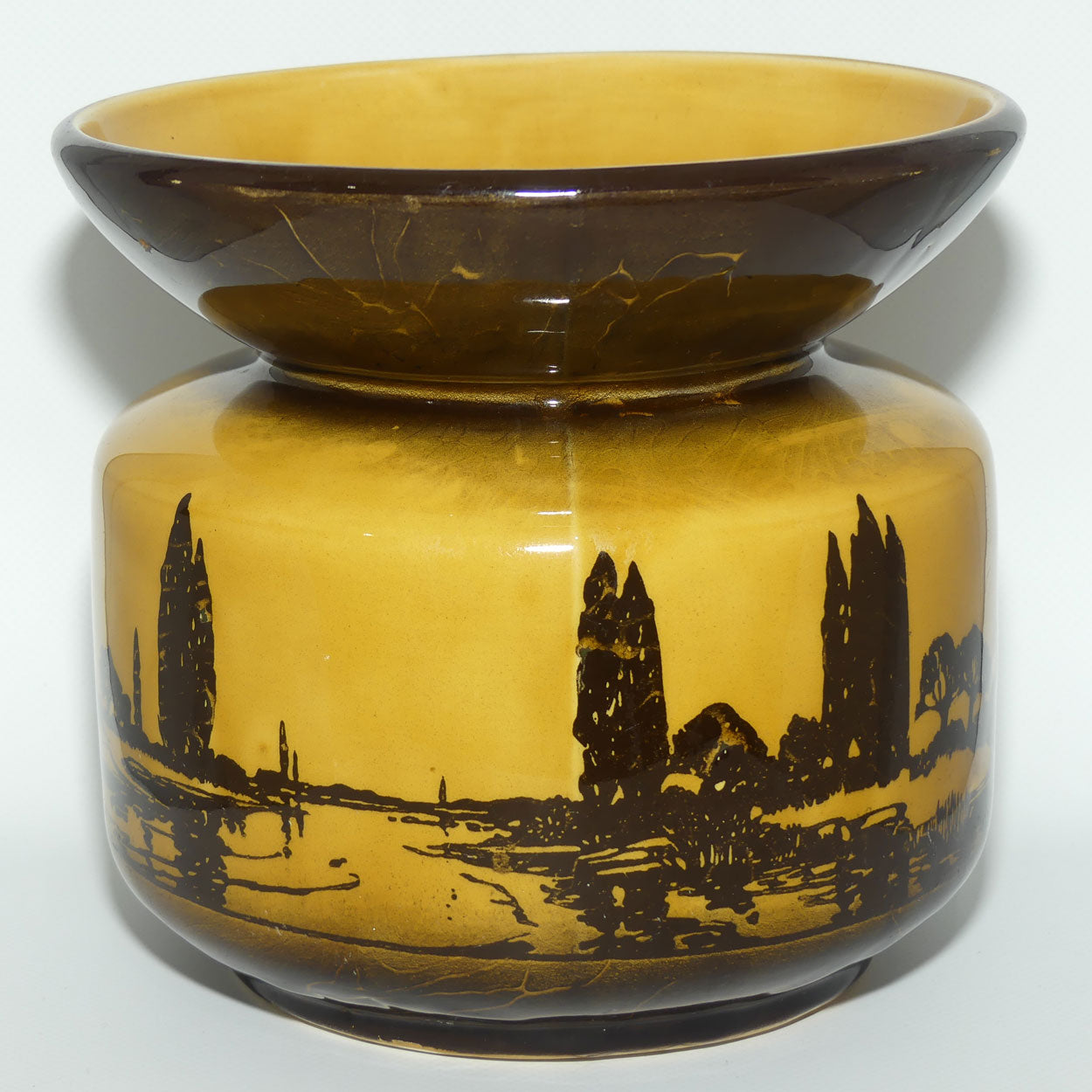 Royal Doulton Poplars at Sunset cuspidor D3416