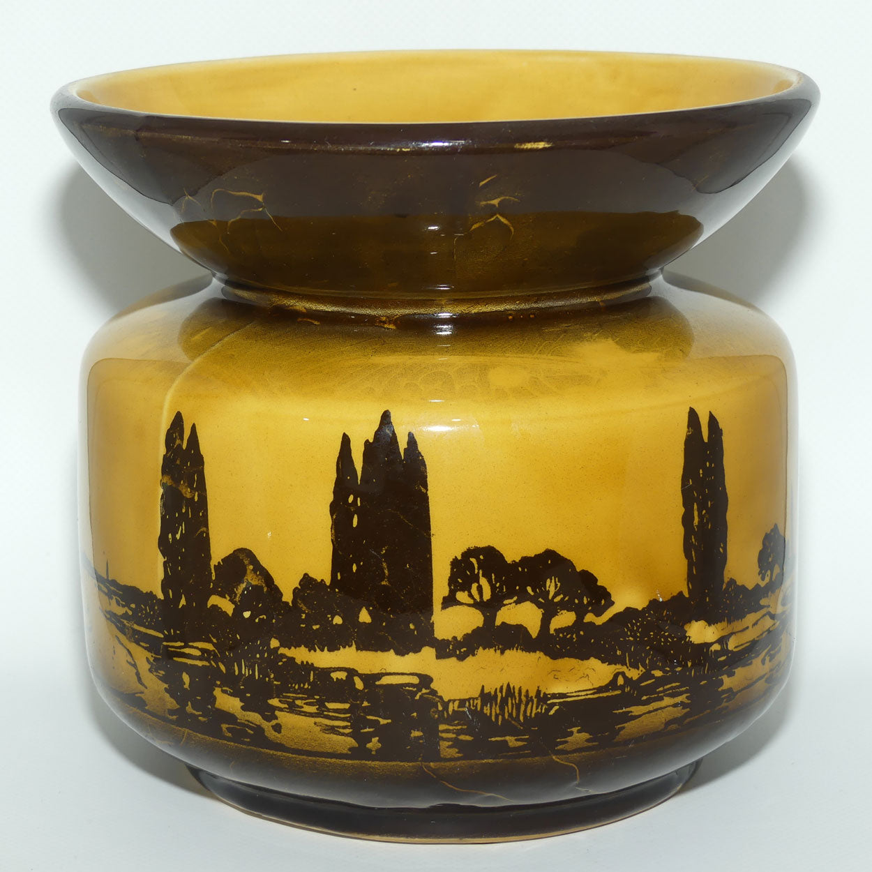 Royal Doulton Poplars at Sunset cuspidor D3416