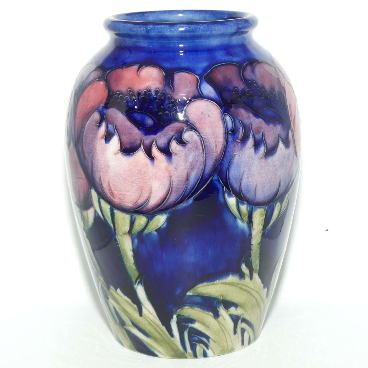 William Moorcroft Poppies 276/9 vase | Large Poppies