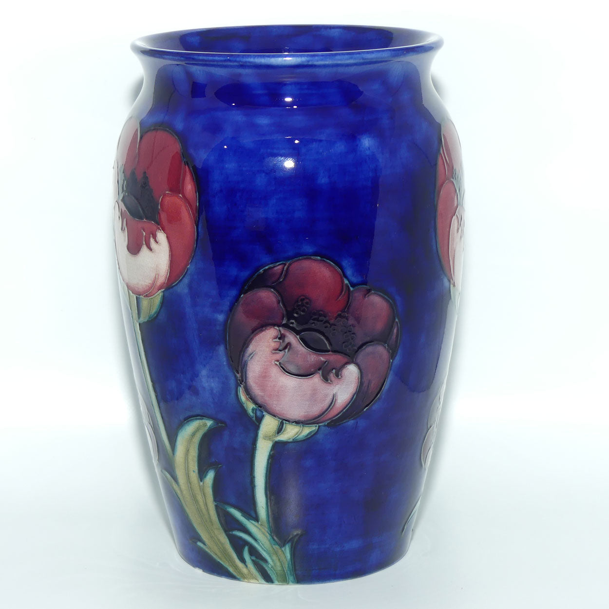 William Moorcroft Poppies 290/8 vase (Large Poppies)