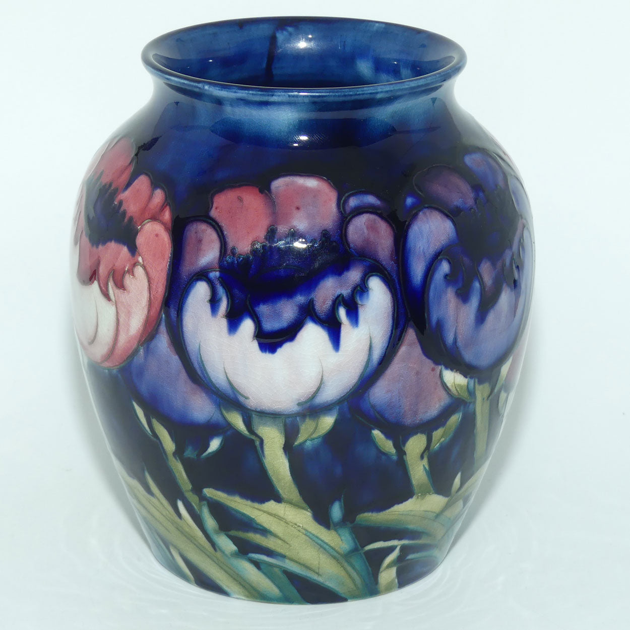William Moorcroft Poppies 291/7 vase #1 (Large Poppies)