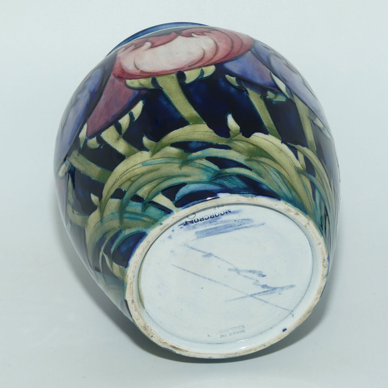 William Moorcroft Poppies 291/7 vase #1 (Large Poppies)