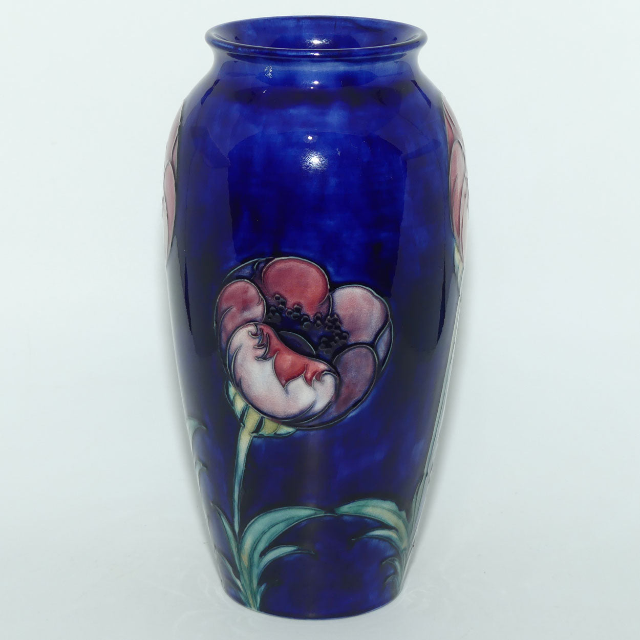 William Moorcroft Poppies tall vase (Large Poppies) #1