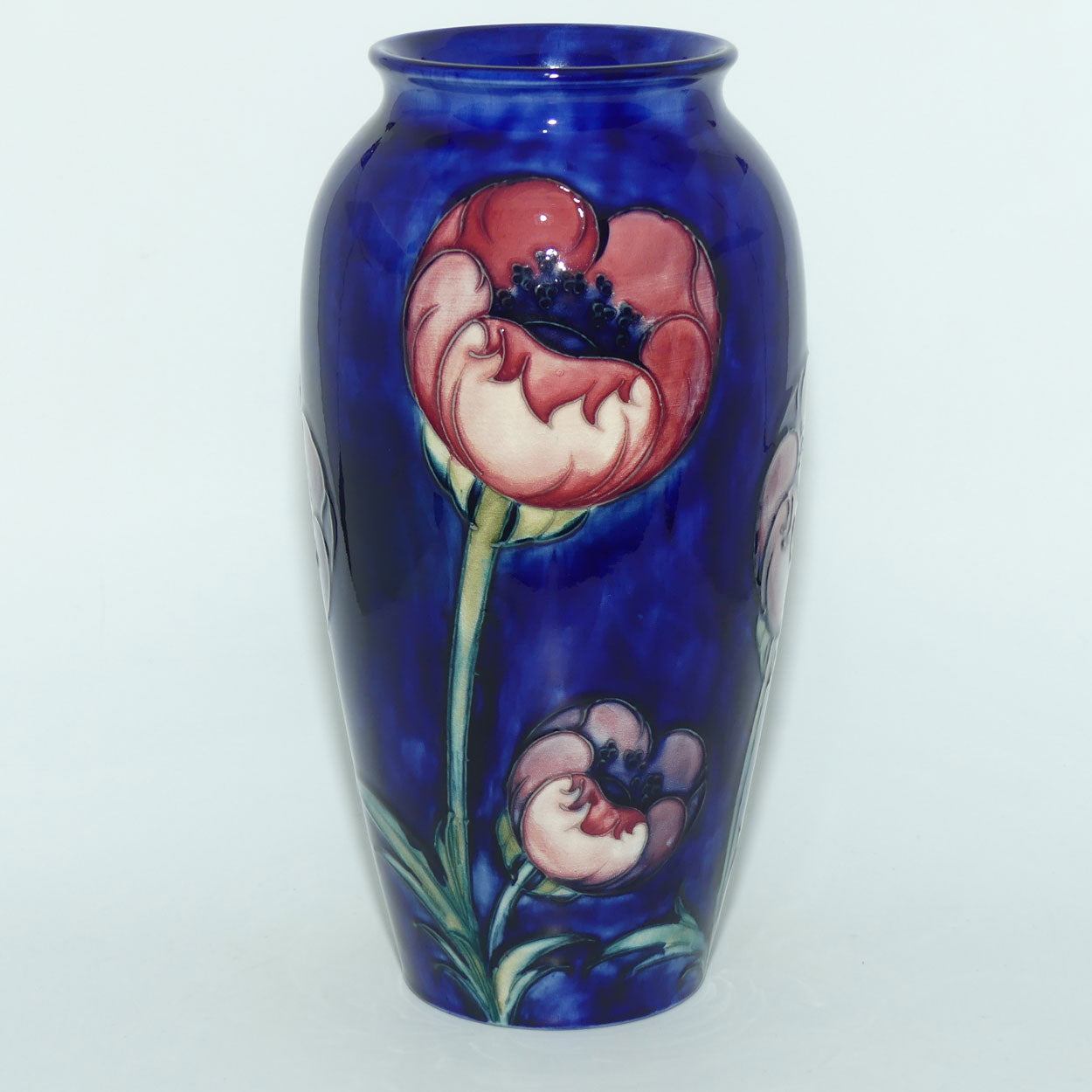 William Moorcroft Poppies tall vase (Large Poppies) #1