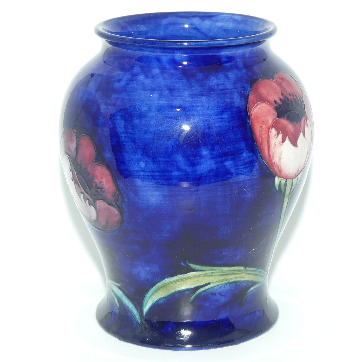 William Moorcroft Poppies extra large bulbous vase | Large Poppies