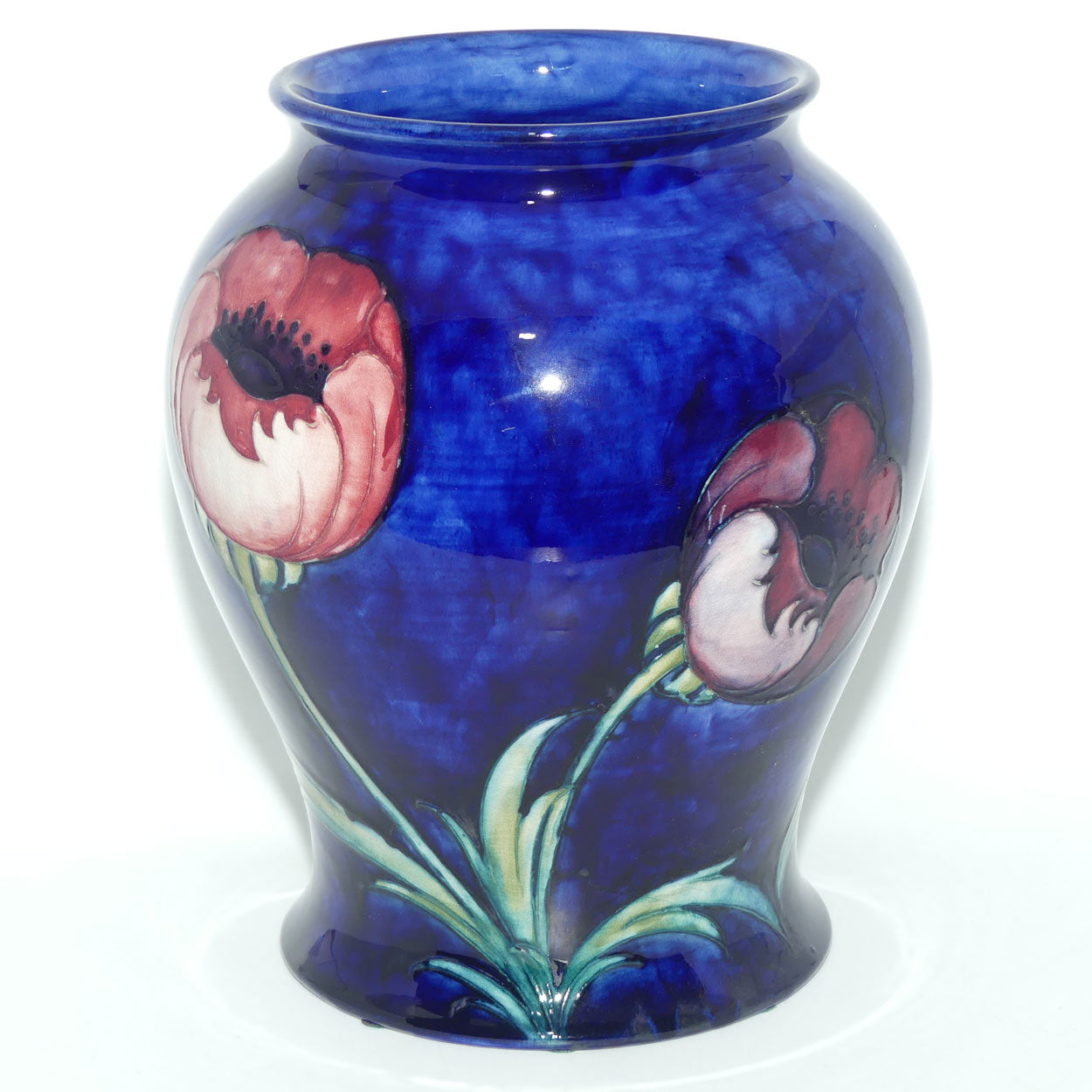 William Moorcroft Poppies extra large bulbous vase | Large Poppies
