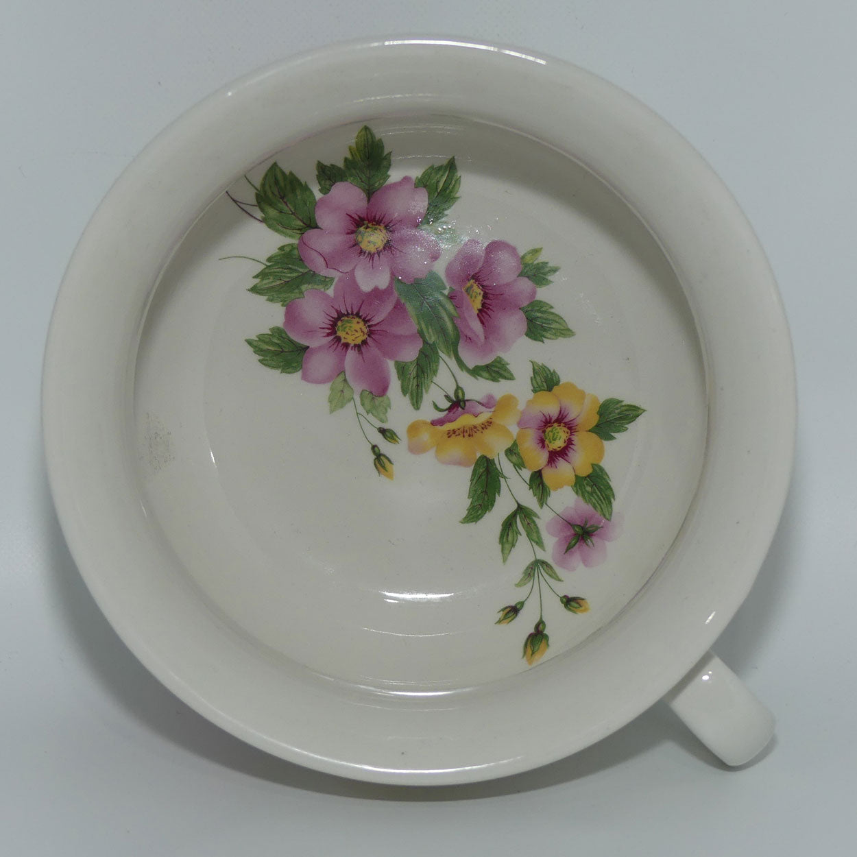 Portmerion Pottery miniature chamber pot | Floral decor