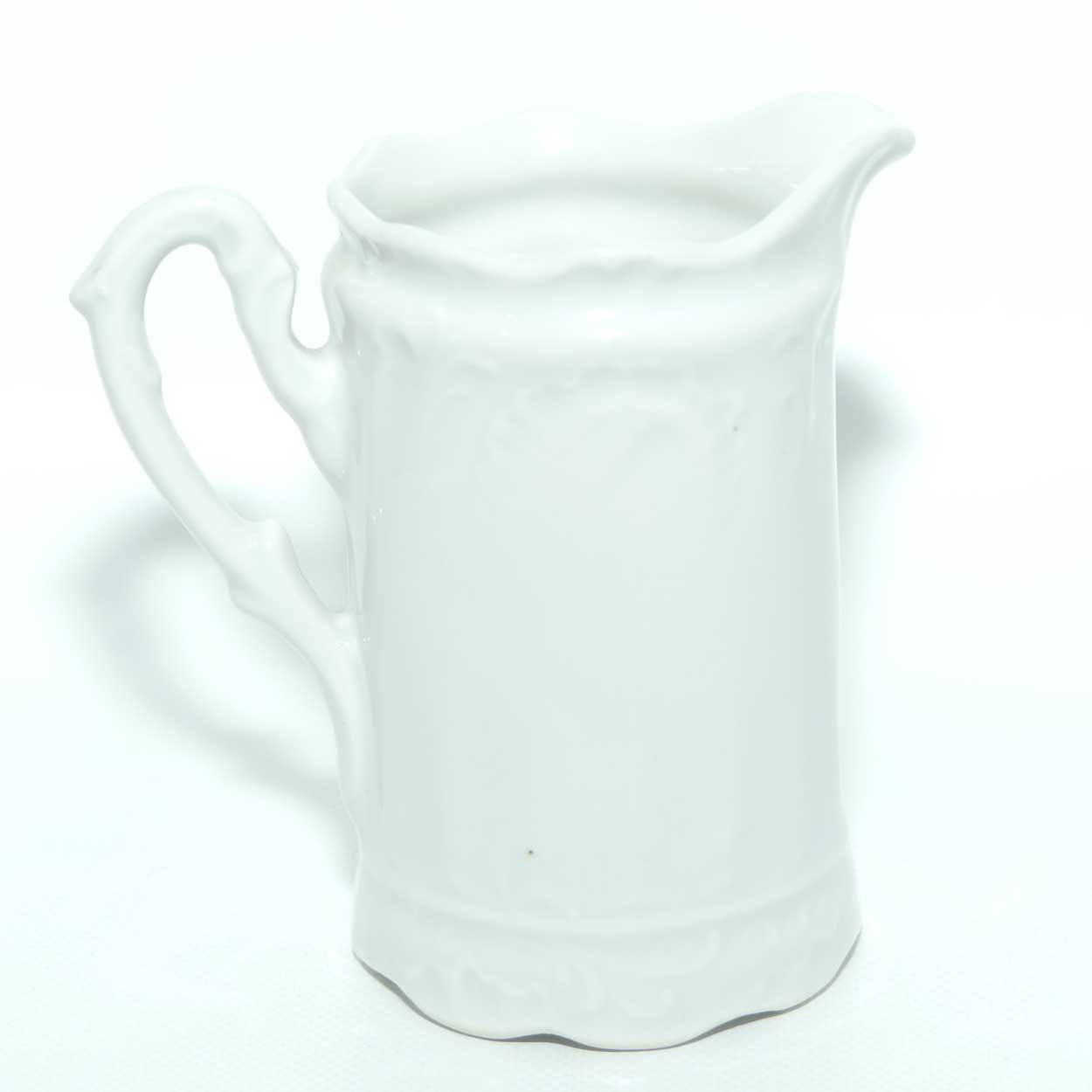 European Porcelain miniature milk jug | Portrait of Young Lady