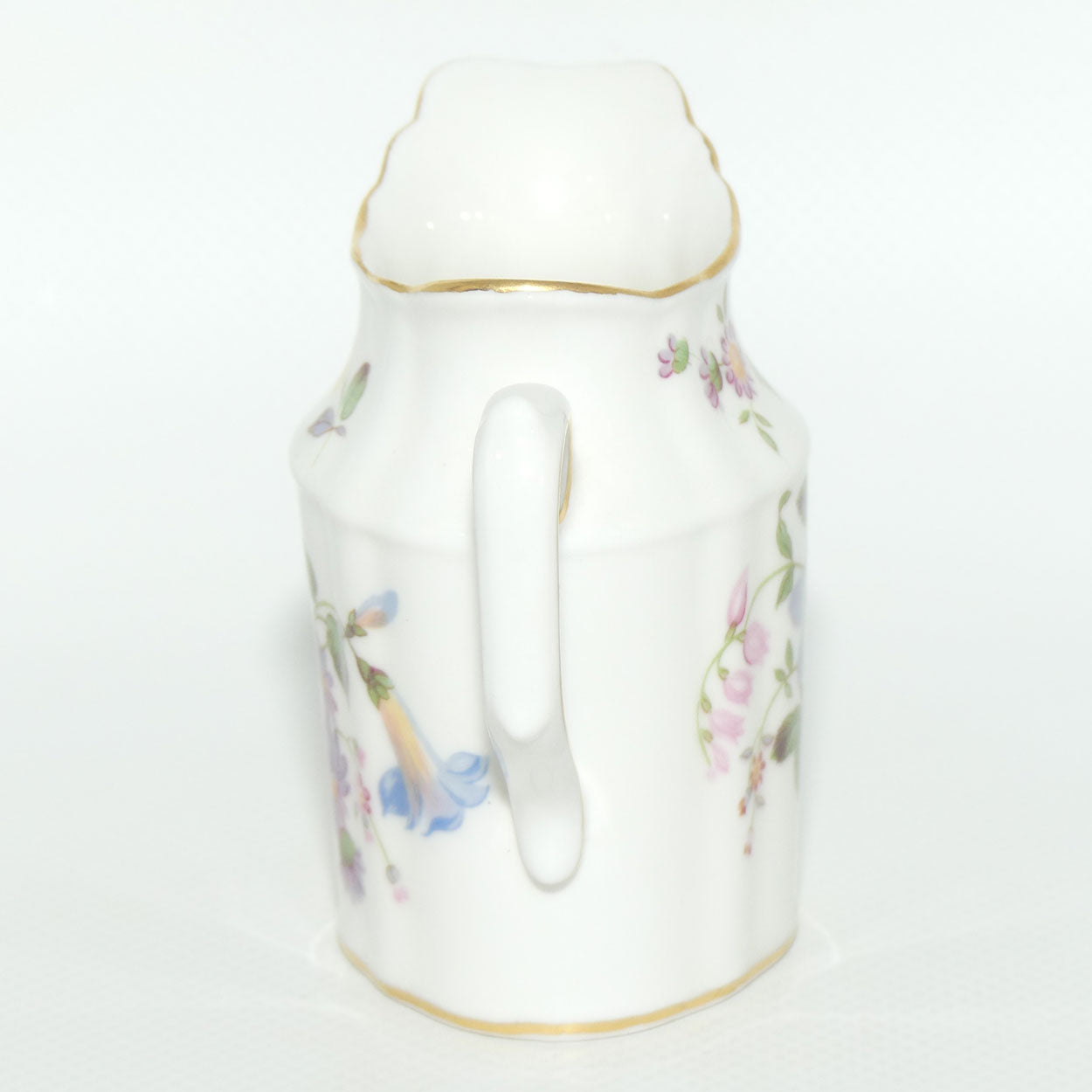 Royal Crown Derby Derby Posies Cream Jug | Oval Shape | red backstamp