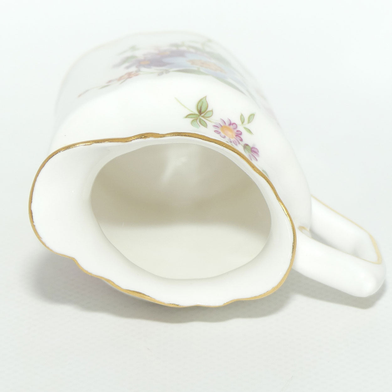 Royal Crown Derby Derby Posies Cream Jug | Oval Shape | red backstamp