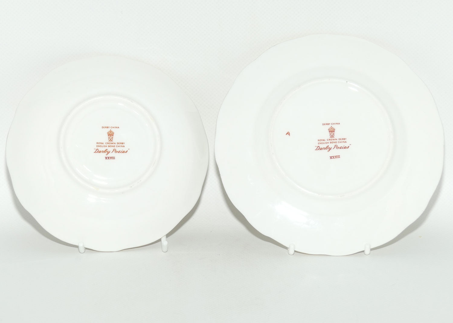 Royal Crown Derby Derby Posies tea trio