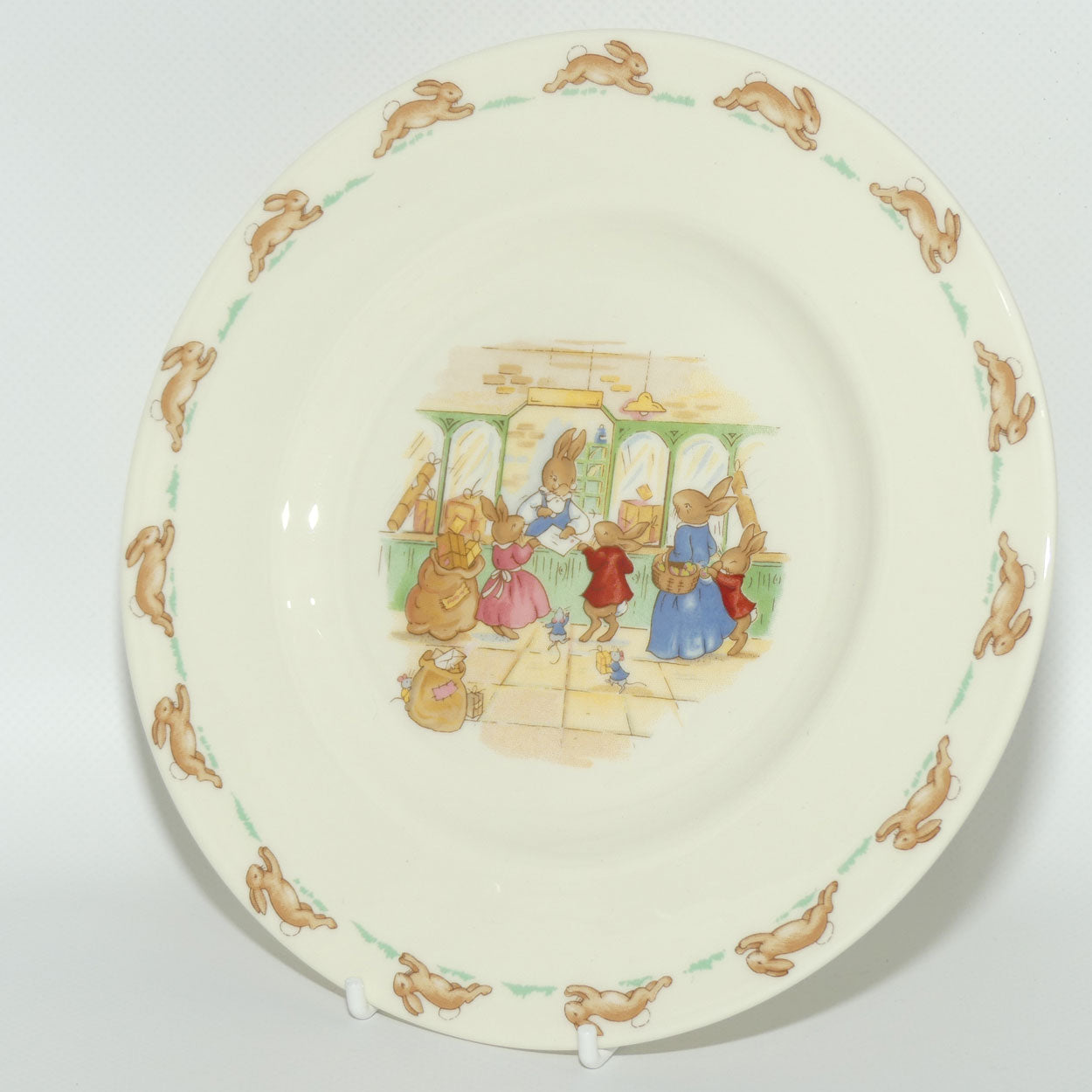 Royal Doulton Bunnykins Tableware Posting Letters plate | 20cm | original box | #2