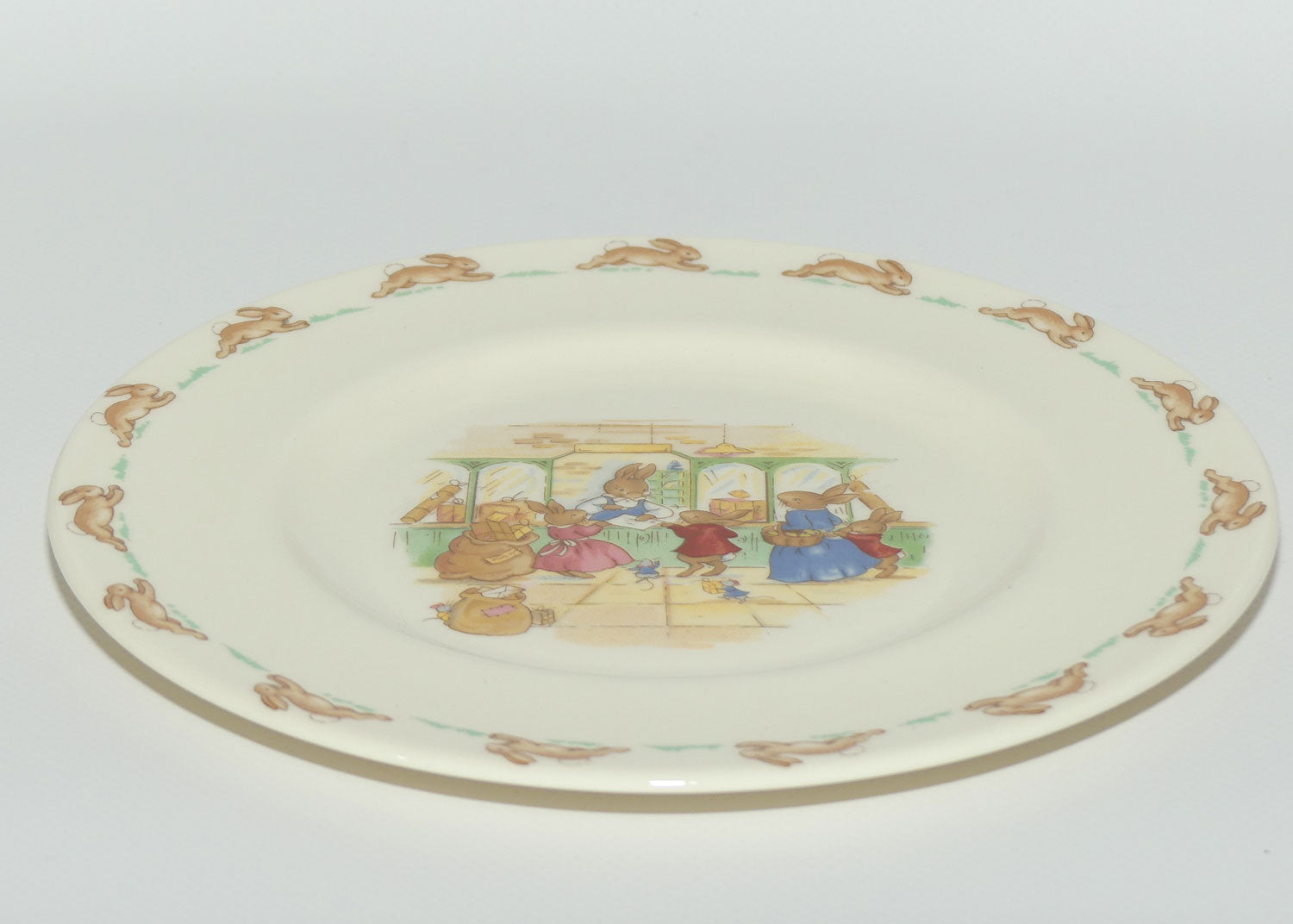 Royal Doulton Bunnykins Tableware Posting Letters plate | 20cm | original box | #2