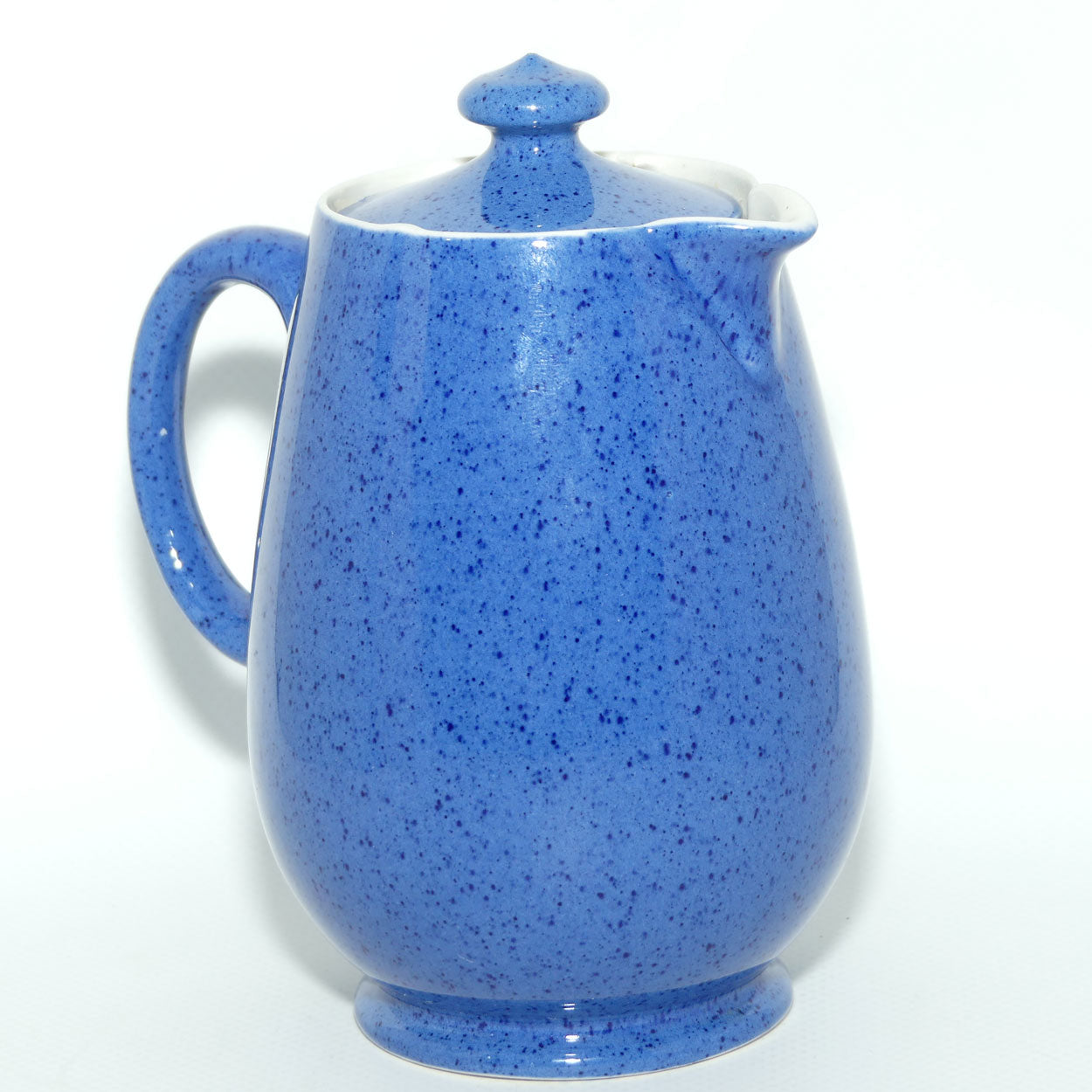 Moorcroft Powder Blue jug | Fitted Lid | 13.5cm tall