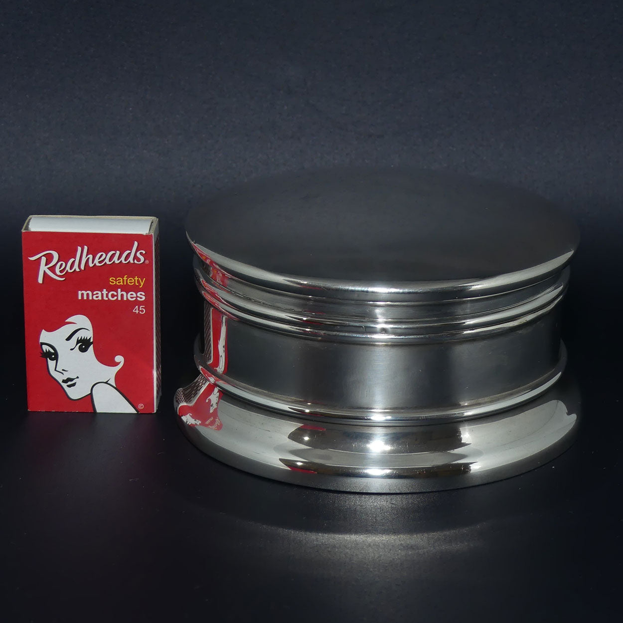 Sterling Silver Ladies dressing table powder bowl | Birmingham 1902