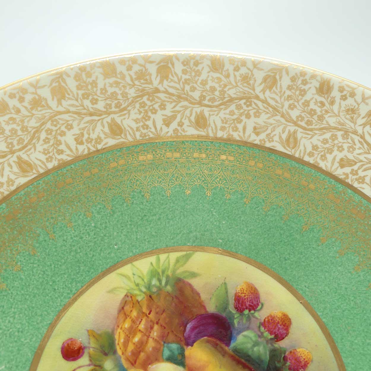 Powell, Bishop and Stonier hand painted Fruit decoration bowl