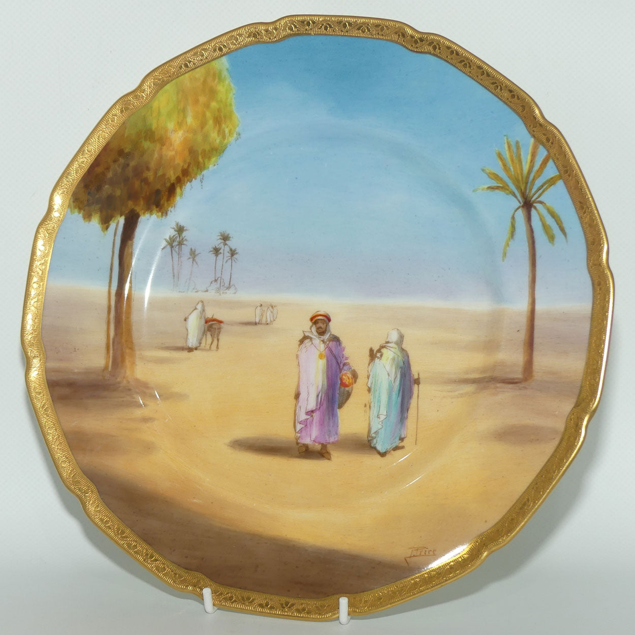 Royal Doulton hand painted Middle East plate (Price)