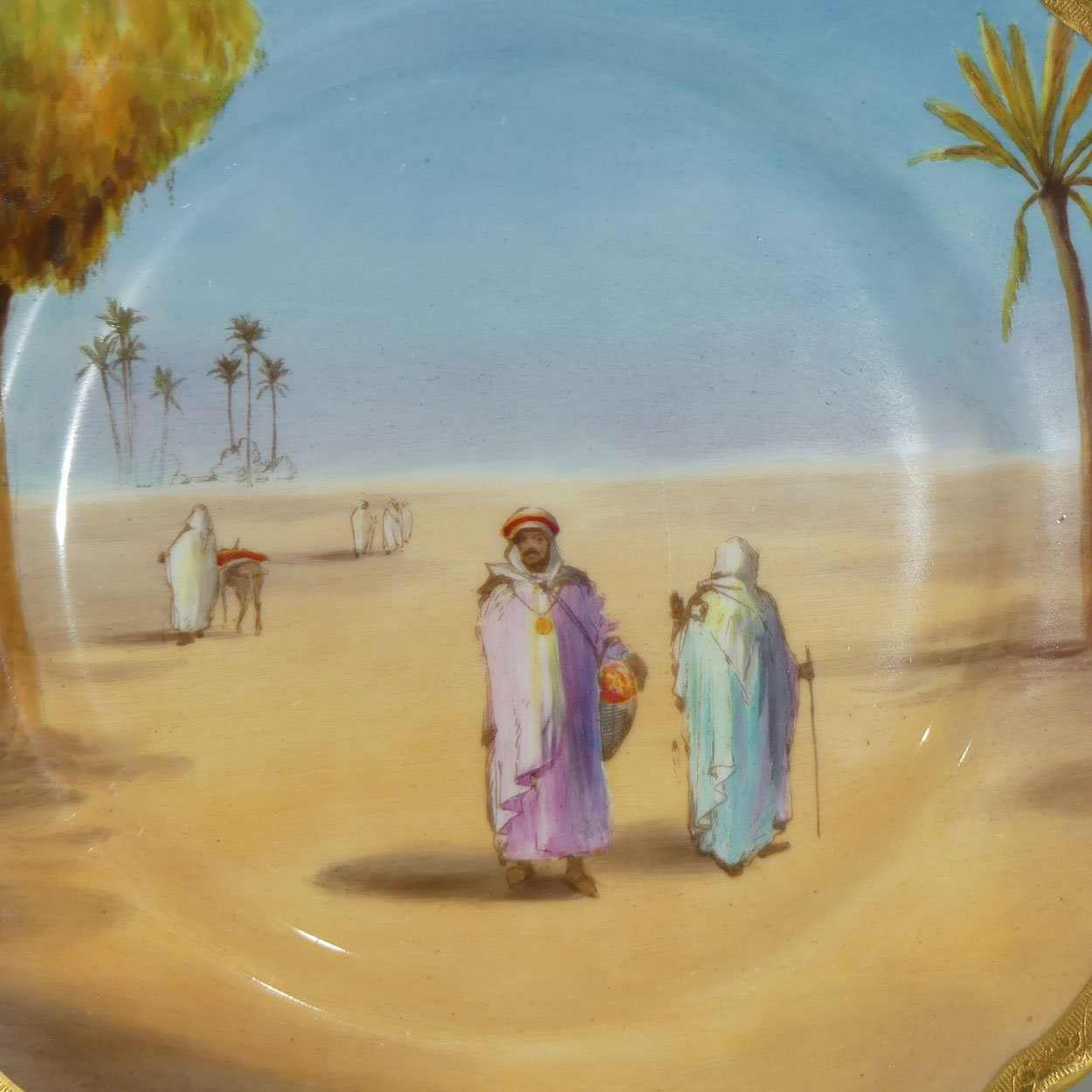 Royal Doulton hand painted Middle East plate (Price)