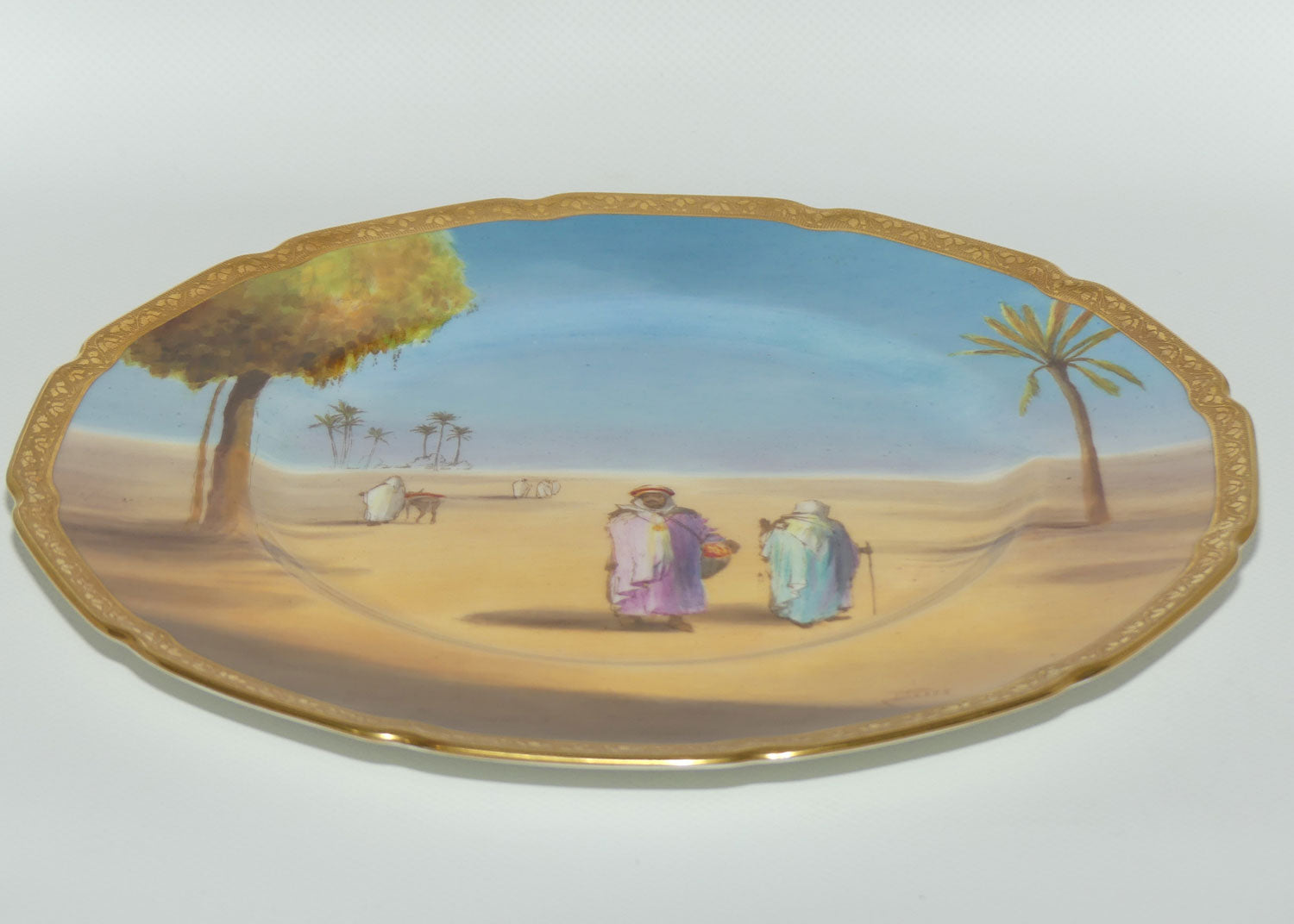 Royal Doulton hand painted Middle East plate (Price)