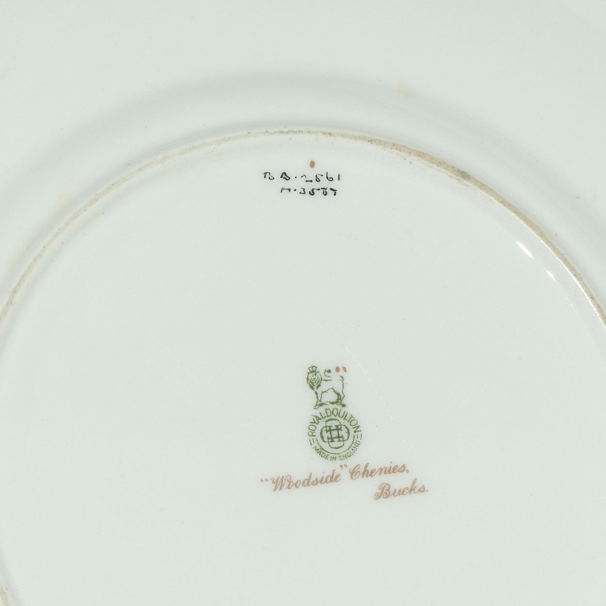 Royal Doulton hand painted Sundial at Woodside plate (Price) #1