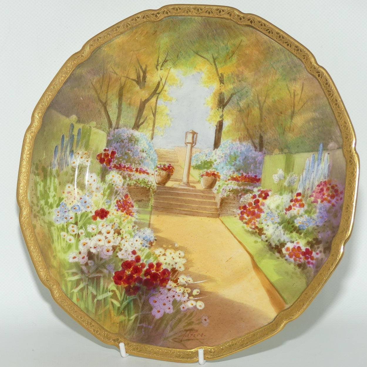 Royal Doulton hand painted Sundial at Woodside plate (Price) #2
