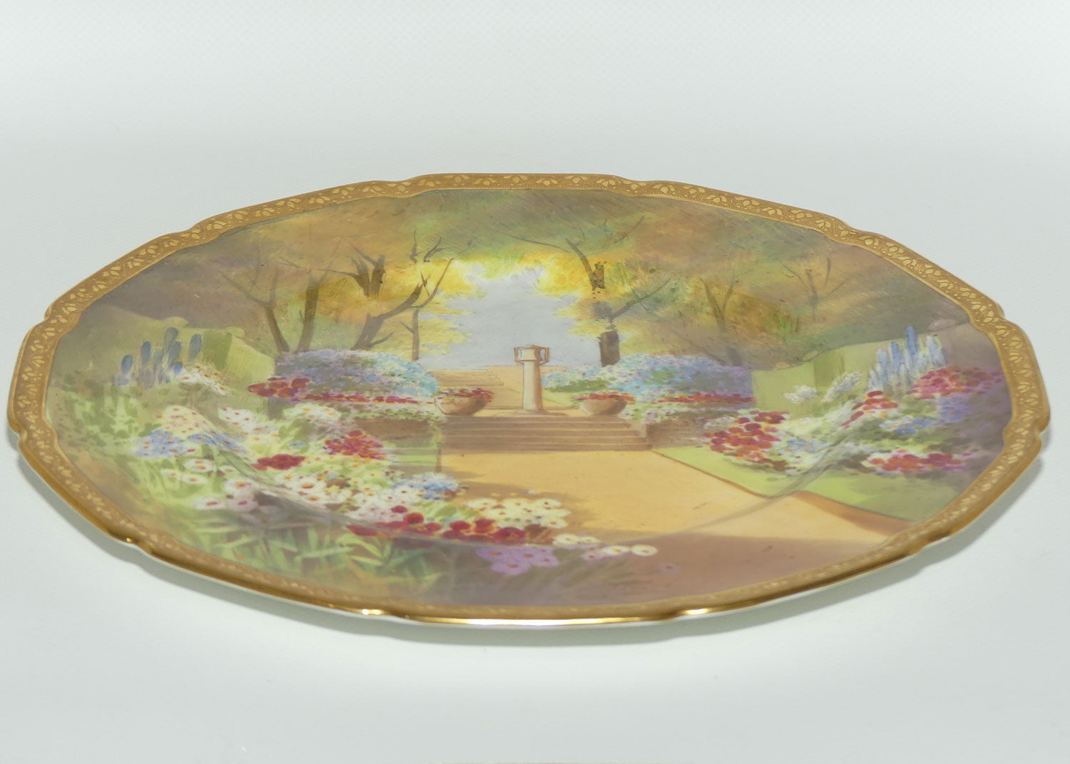 Royal Doulton hand painted Sundial at Woodside plate (Price) #2