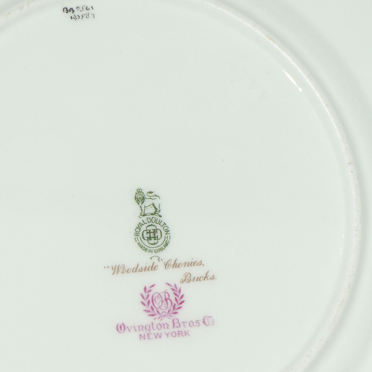 Royal Doulton hand painted Sundial at Woodside plate (Price) #2