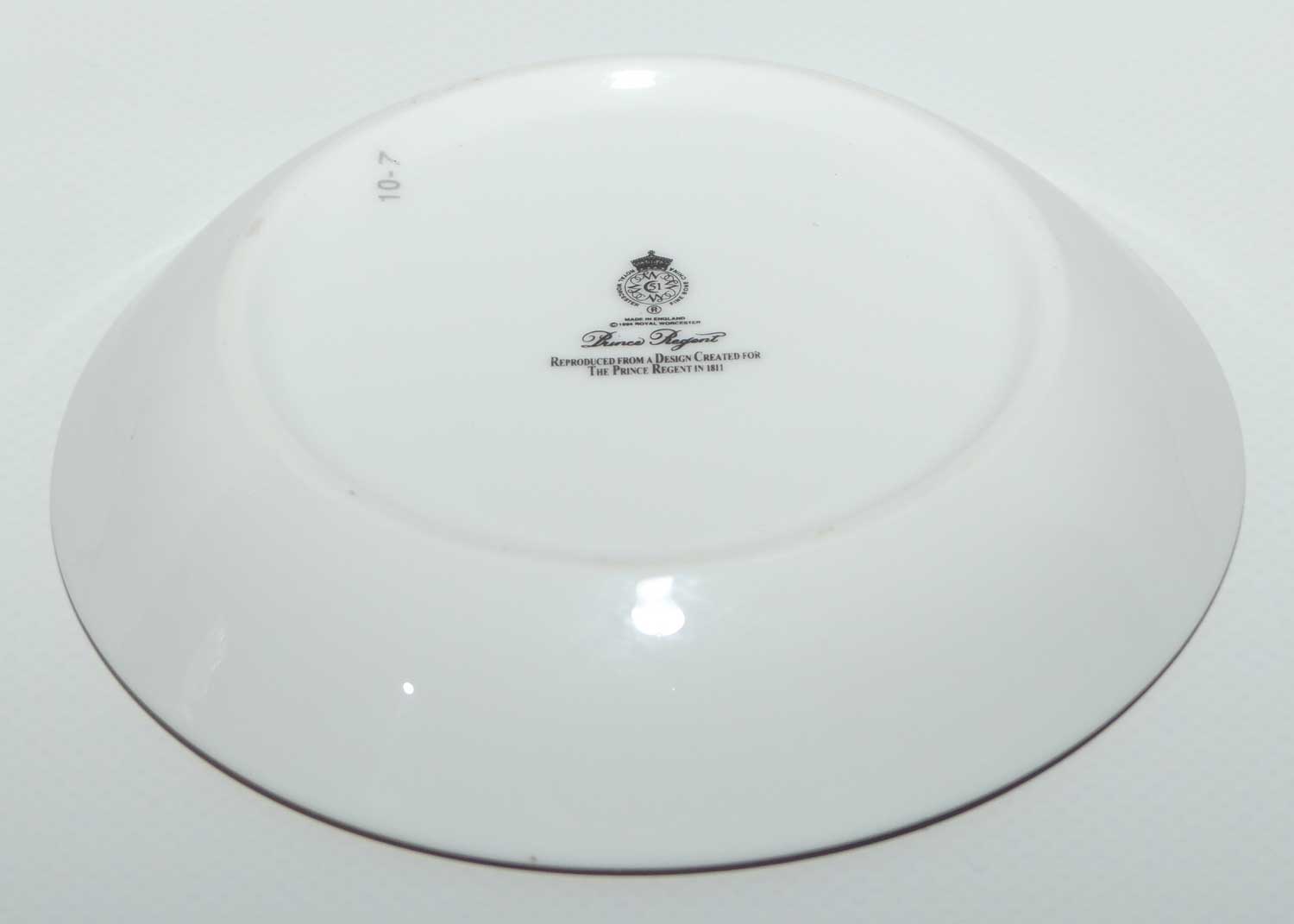 Royal Worcester pin tray or bottle coaster | Prince Regent pattern | 11.5cms wide