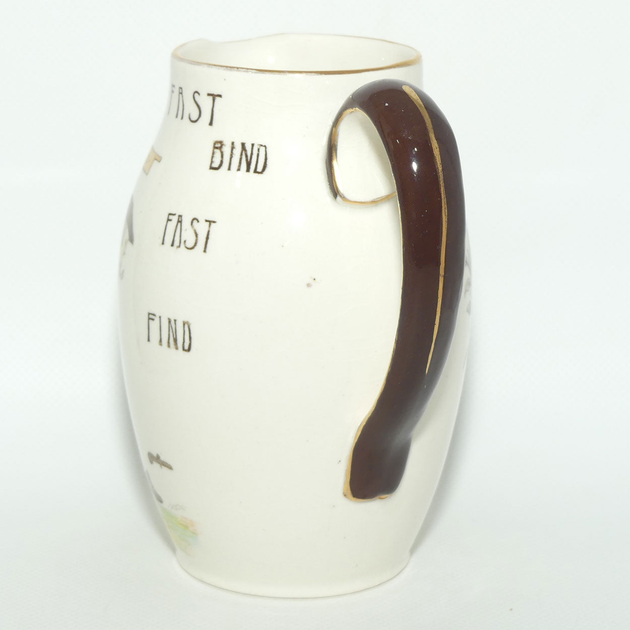 Royal Doulton Illustrated Proverbs Tavern shape jug D1748 | Fast Bind Fast Find