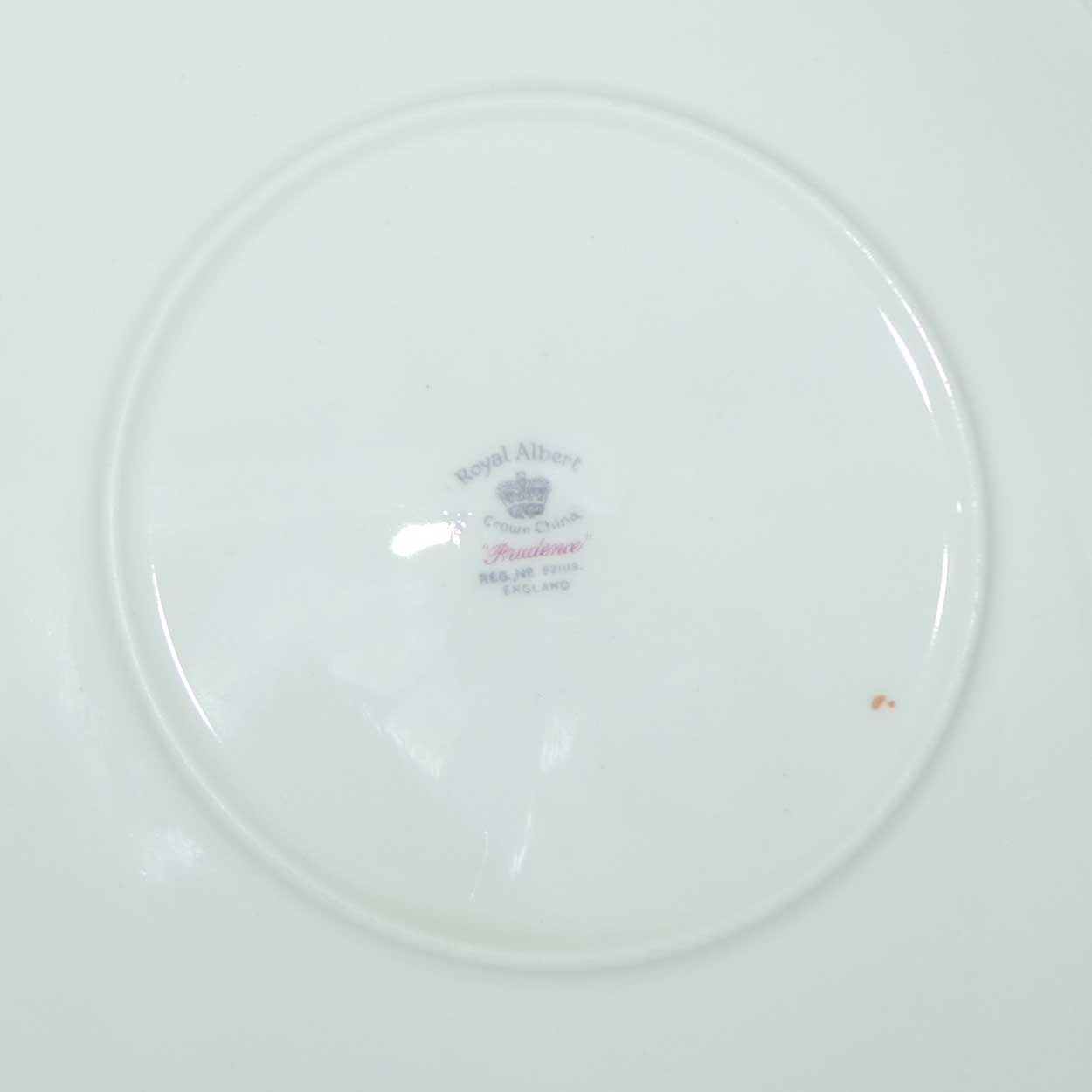 Royal Albert Crown China Prudence pattern handled cake plate