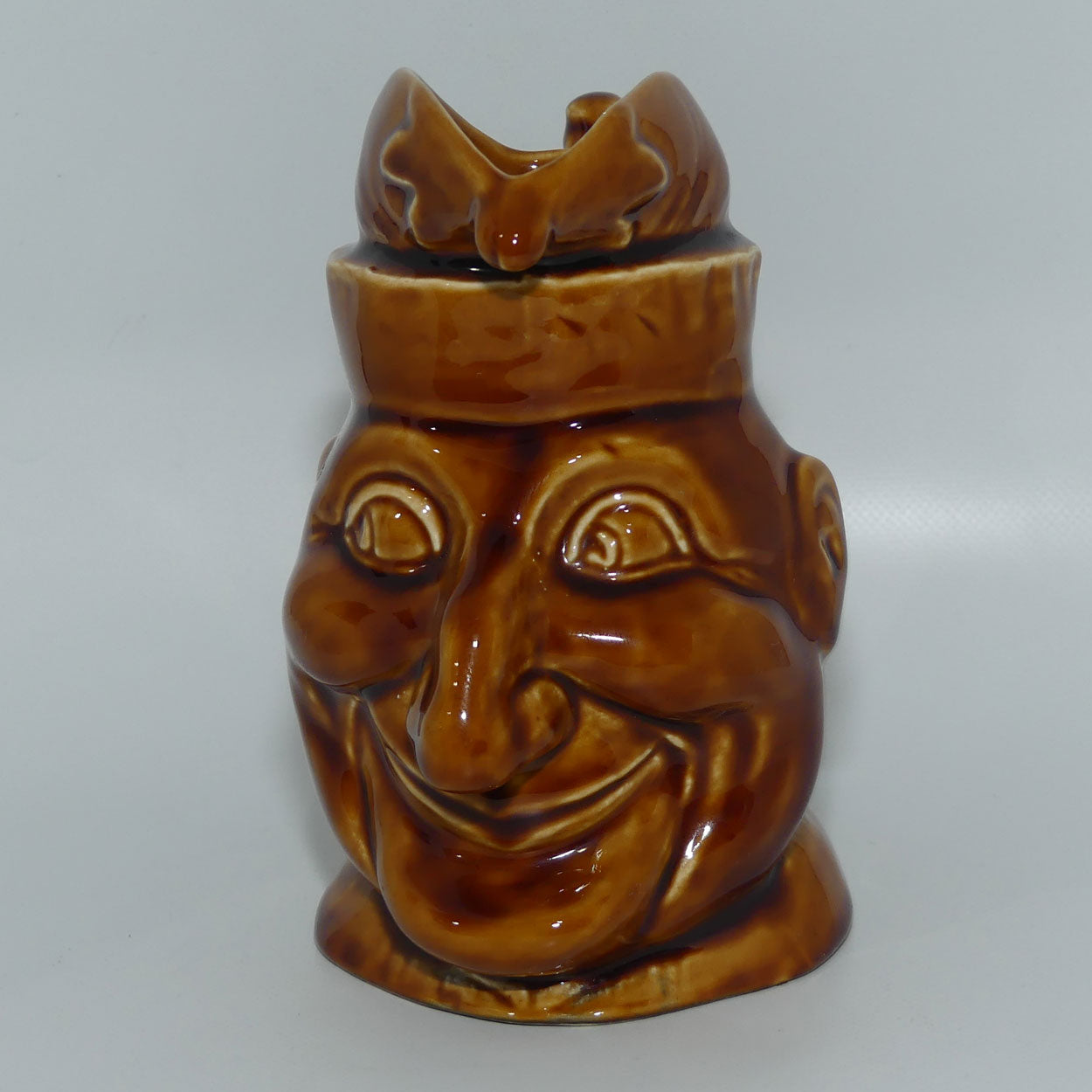 Falcon Ware England Punch | Mr Punch Holbein glaze character jug