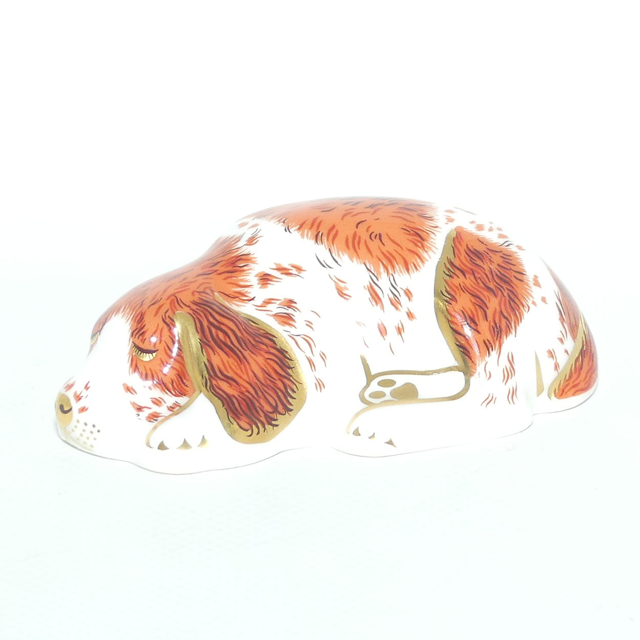 Royal Crown Derby paperweight | Puppy | Members Piece | boxed