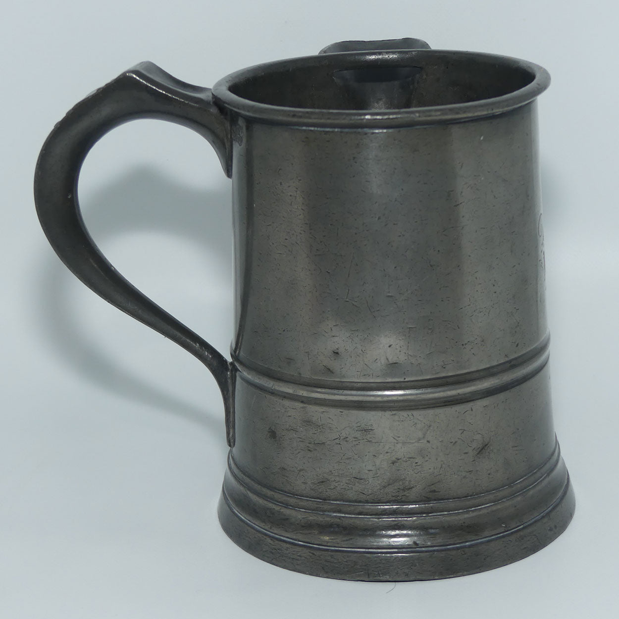 19th Century Pewter Quart Measure