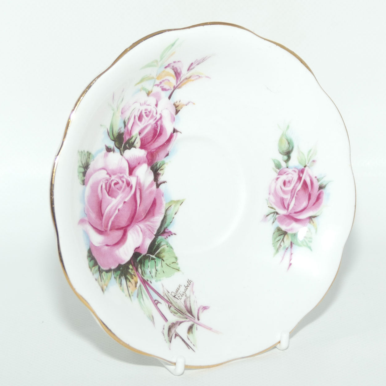 Royal Standard Queen Elizabeth pattern tea trio