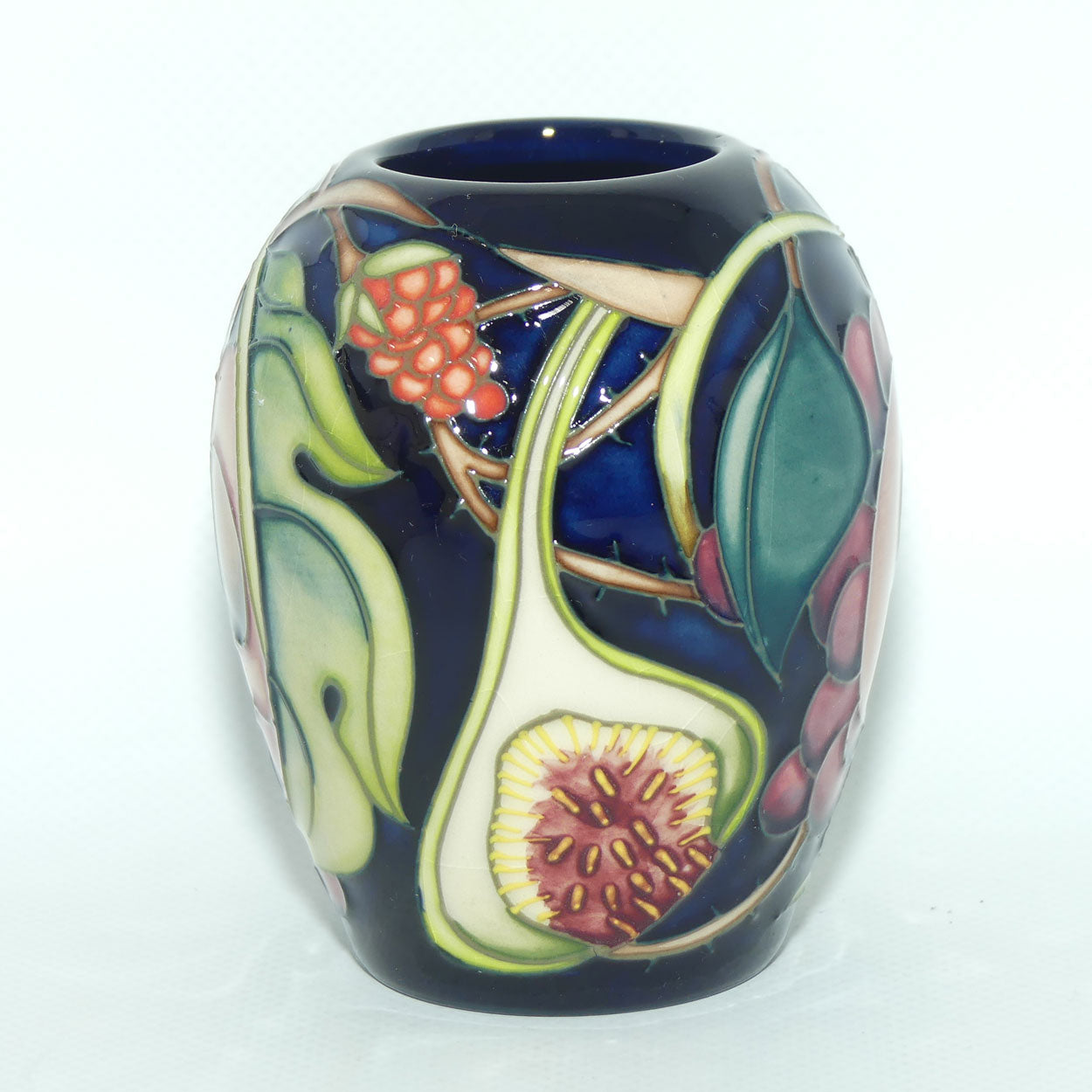 Moorcroft Queens Choice small vase | silver line