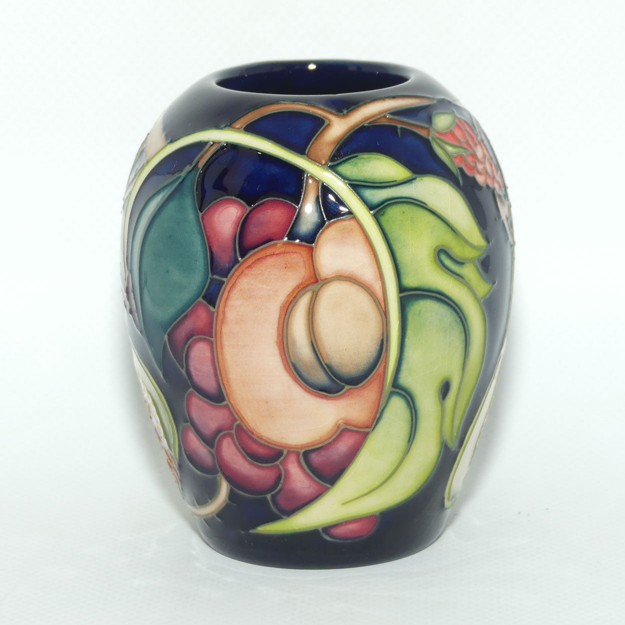 Moorcroft Queens Choice small vase | silver line