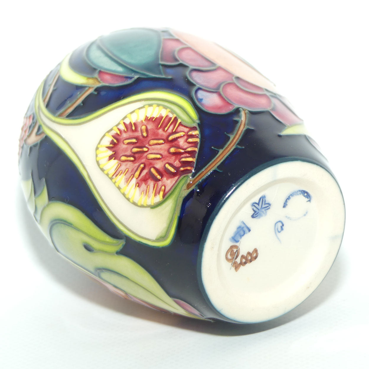 Moorcroft Queens Choice small vase | silver line